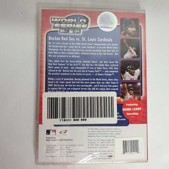 2004 MLB Boston Red Sox World Series Champion T Shirt Ball Cap DVD Dad Gift Set - Picture 5 of 16
